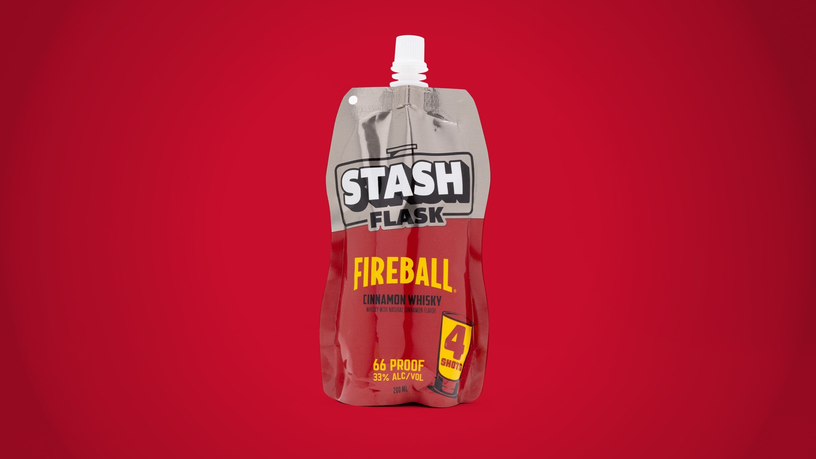 Pulling the Stash Flask from a Fireball Sneaker on the steps